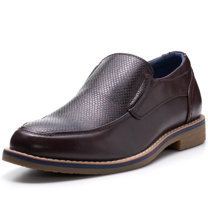 Mens slip on loafers dress shoes