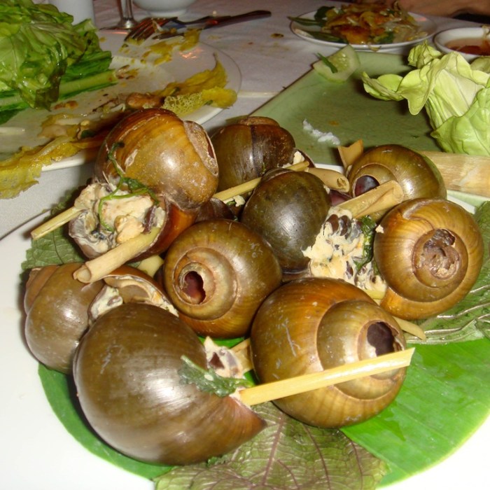 How to cook snails vietnamese style