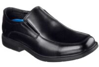 Skechers mens black dress shoes