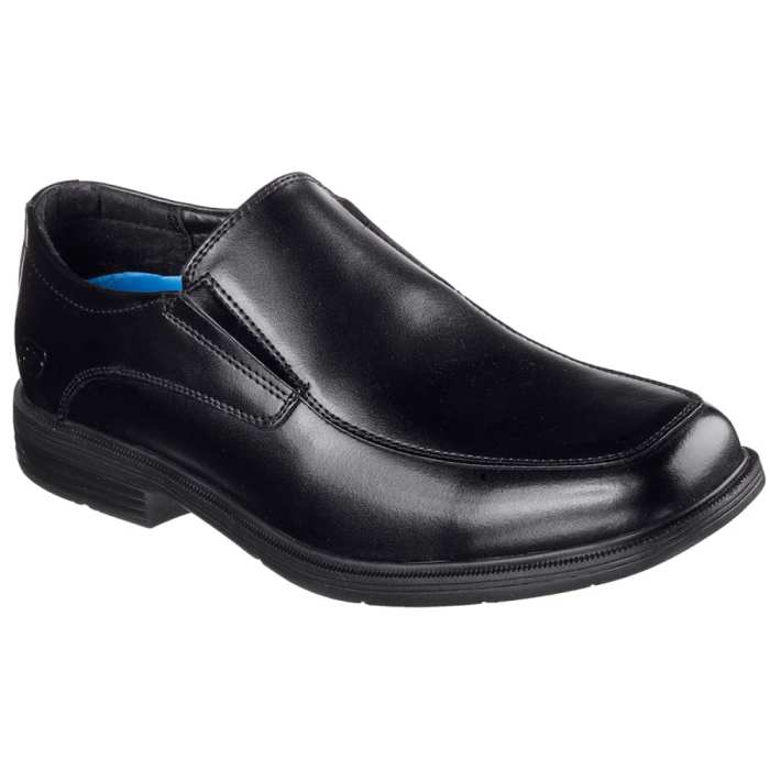 Skechers mens black dress shoes