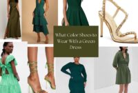 Best color shoes for green dress