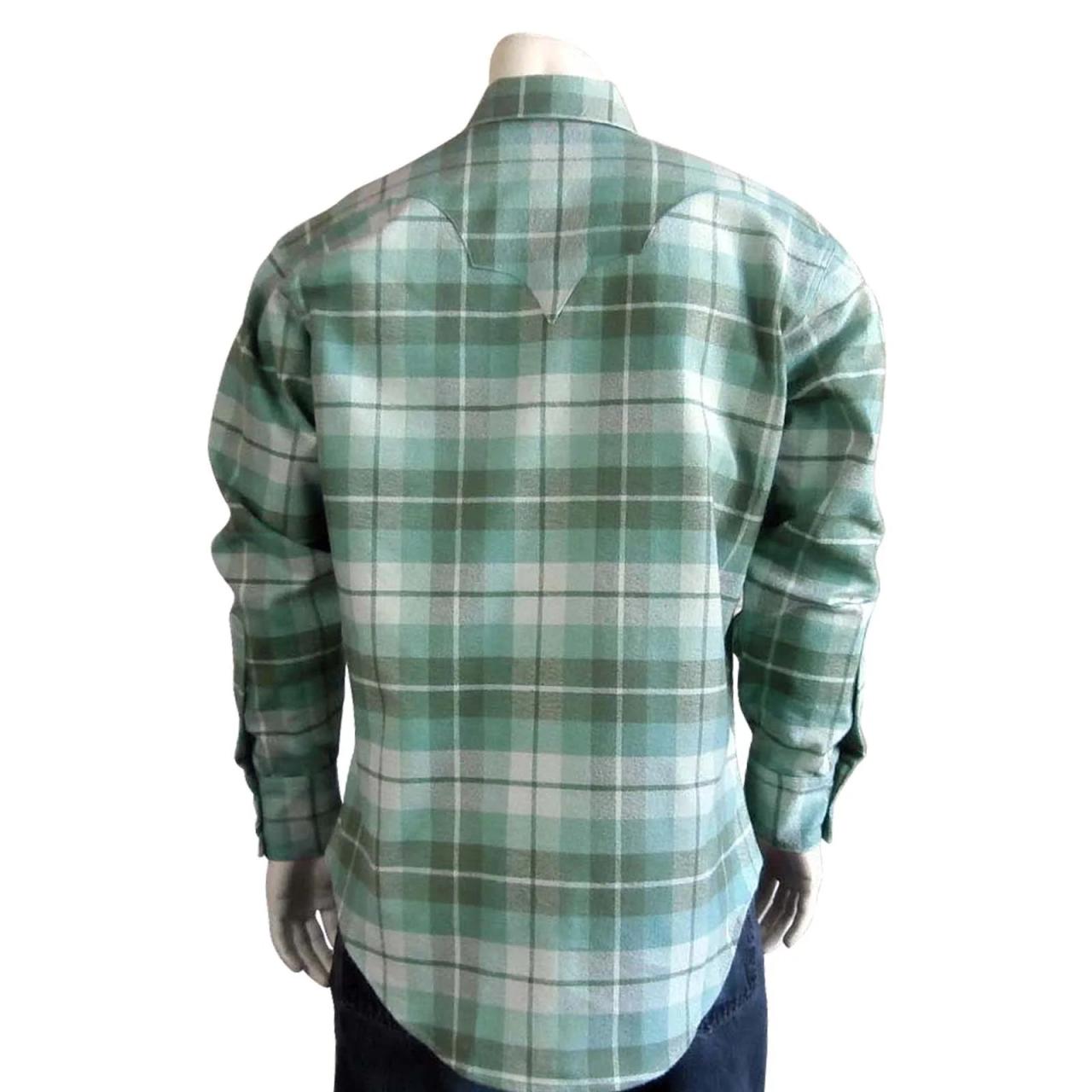 Green plaid dress shirt mens