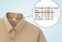 Mens dress shirt 31 sleeve length