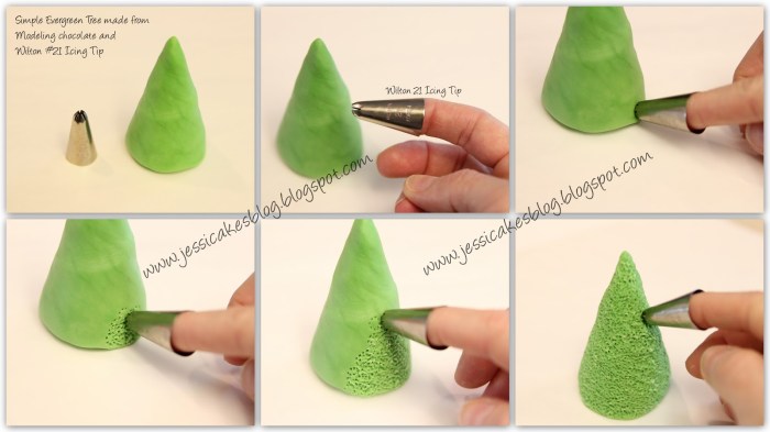 How to make a tree decoration for cake