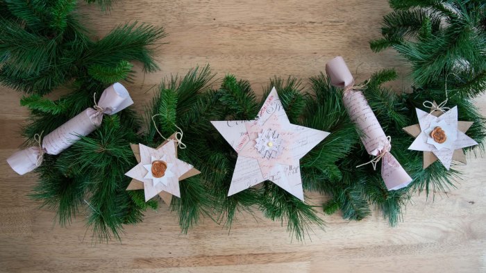 How to make paper decoration for christmas