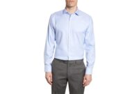 Men light blue dress shirt