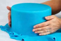 How to make fondant cake decoration