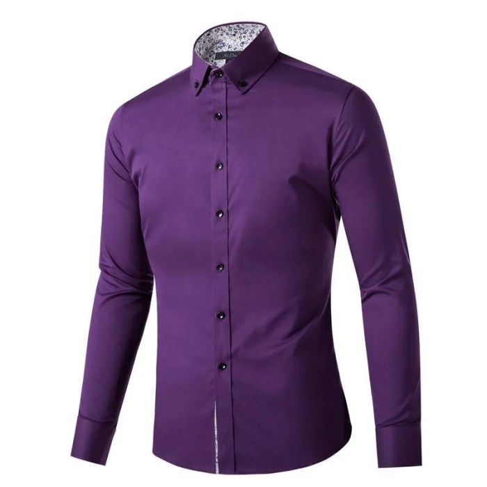 Plain dress shirts men